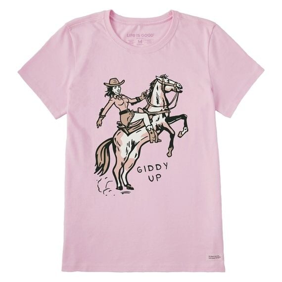 Life Is Good Women's Giddy Up Crusher T-Shirt