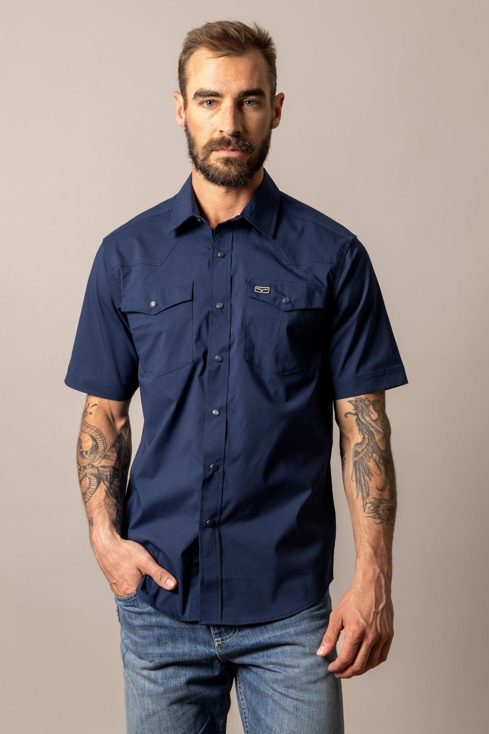 Kimes Ranch Men's Rio Short Sleeve Dress Shirt