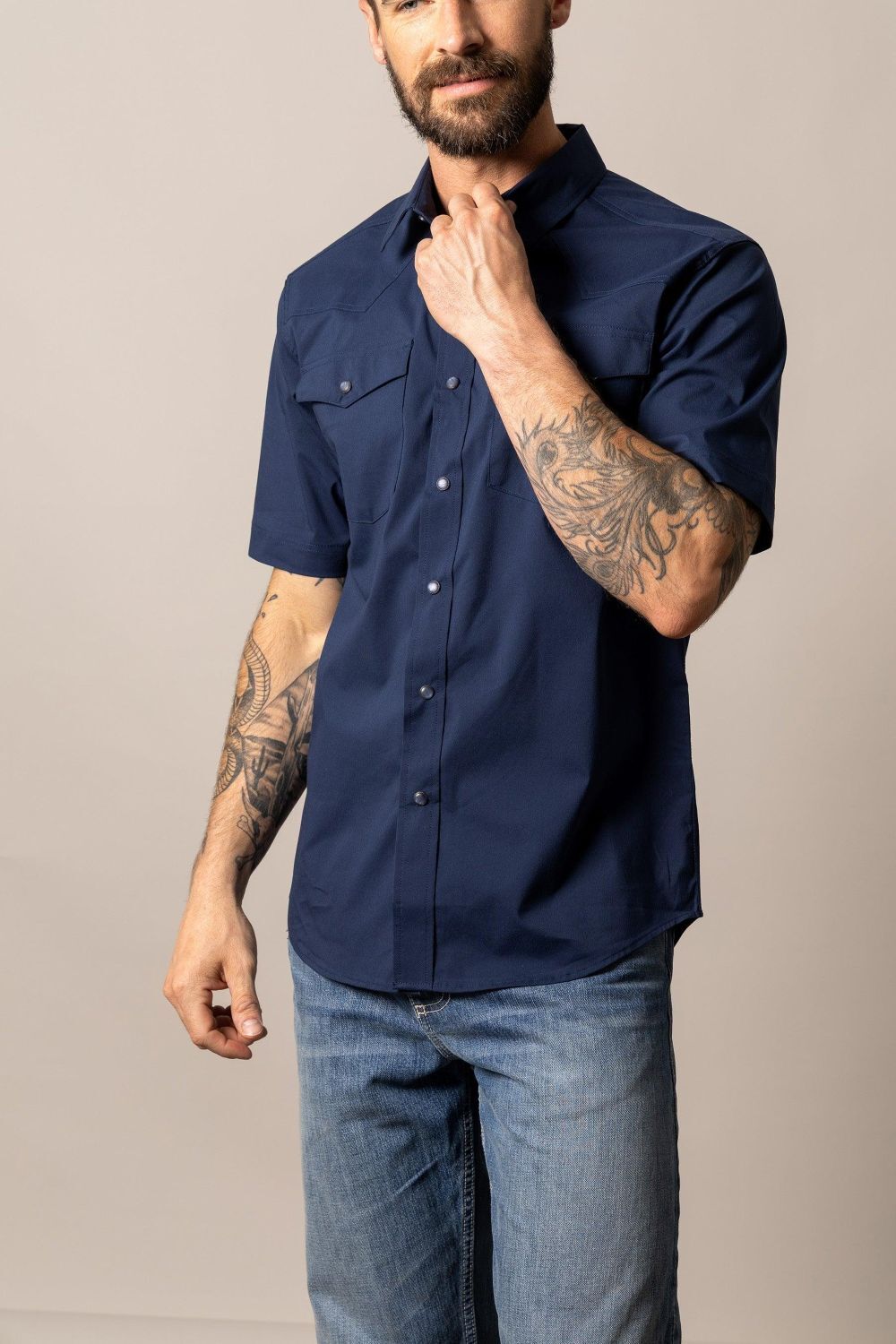 Kimes Ranch Men's Rio Short Sleeve Dress Shirt
