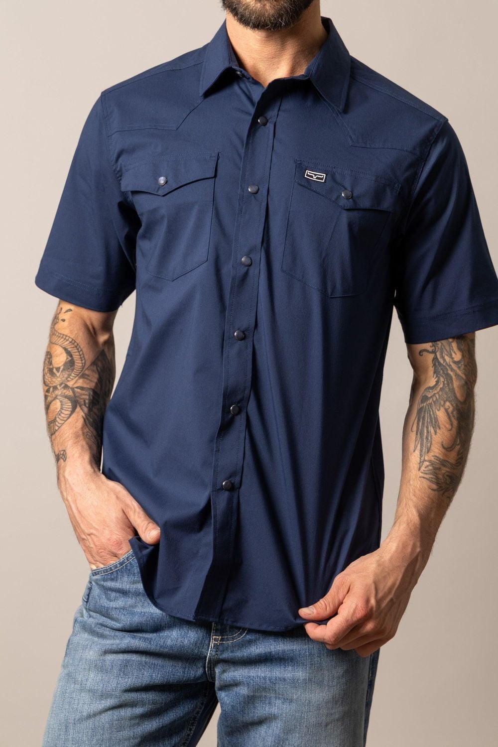 Kimes Ranch Men's Rio Short Sleeve Dress Shirt