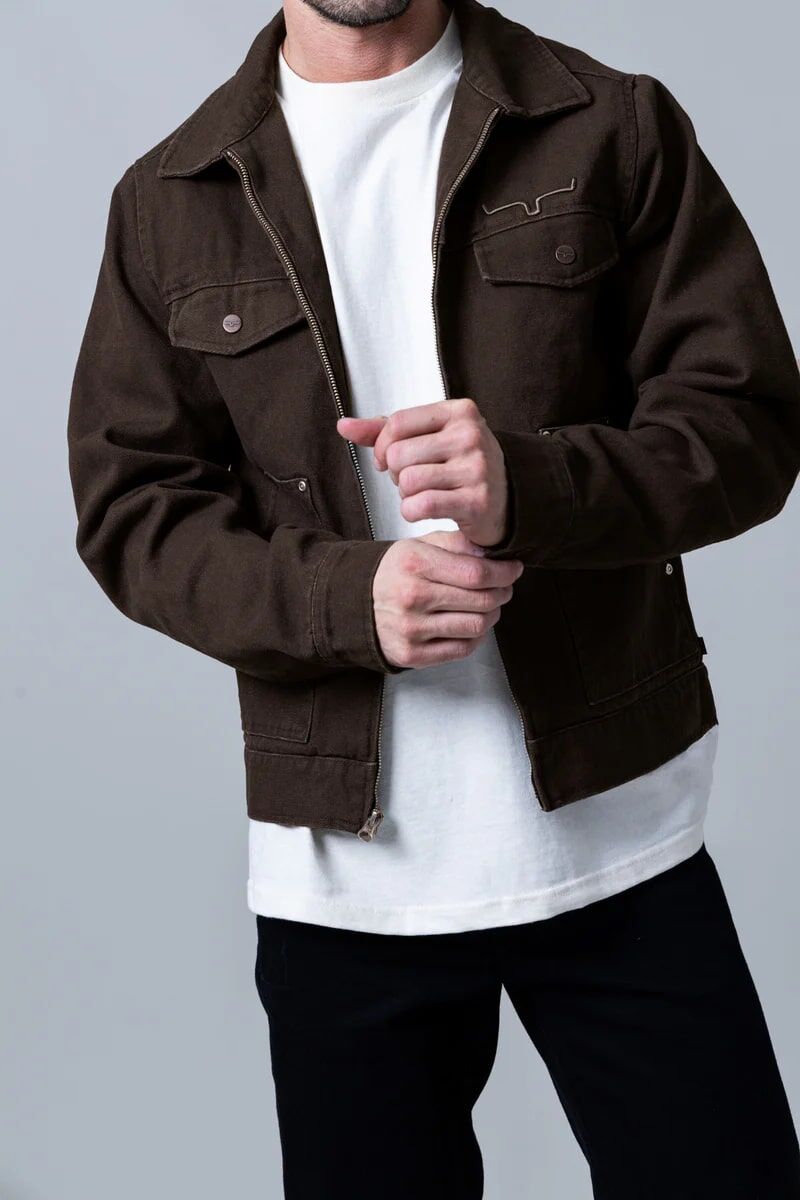 Kimes Ranch Men's Logan Jacket in Dark Brown