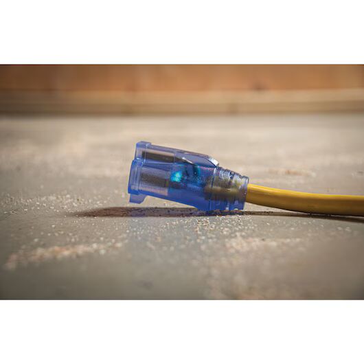 DeWalt 12/3 Lighted CGM Extension Cord, 50-Ft