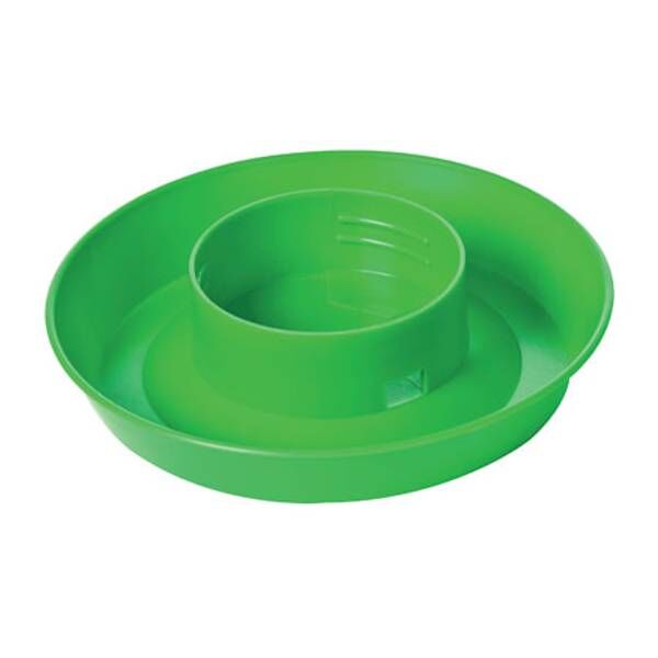 Little Giant Lime Green Screw-On Poultry Waterer Base, 1-Qt