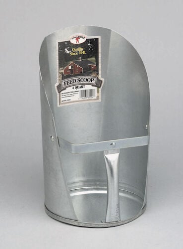 Little Giant Galvanized Feed Scoop - 4 qt