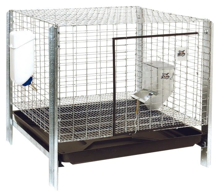 Pet Lodge Rabbit Hutch Complete Kit, 24-In X 24-In X 16-In