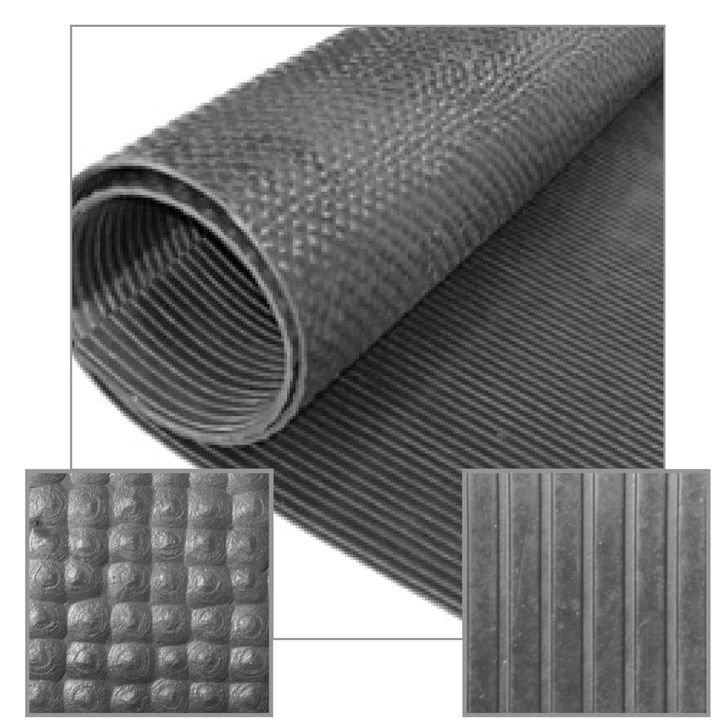 Little Giant Pre-Cut Rubber Utility Mat, 72-In x 48-In