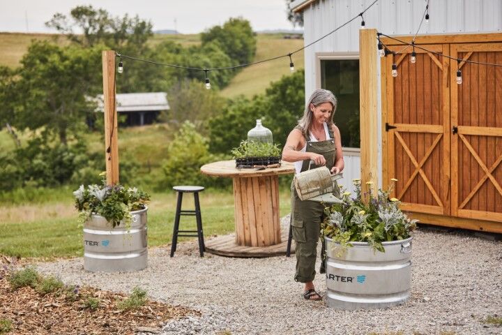 Tarter Gate Round Tank With Handles - 46 Gallon