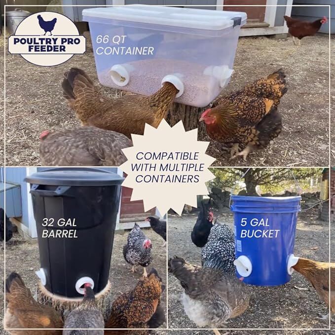 Riverbend Resources Poultry Pro Feeder, 3-Pk
