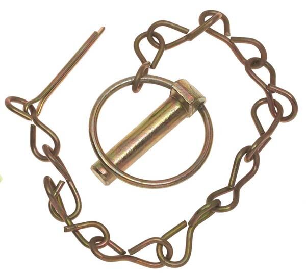 SpeeCo Lynch Pin With Chain For Tractors 7/16"