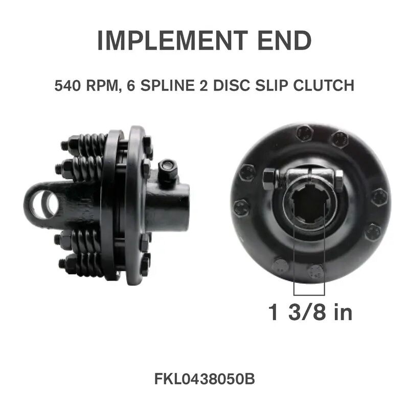Braber Metric Series 4  Slip Clutch PTO, 40-In