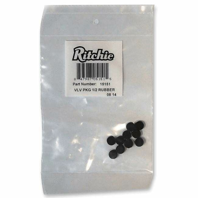 Ritchie 1/2In Rubber Valve Package