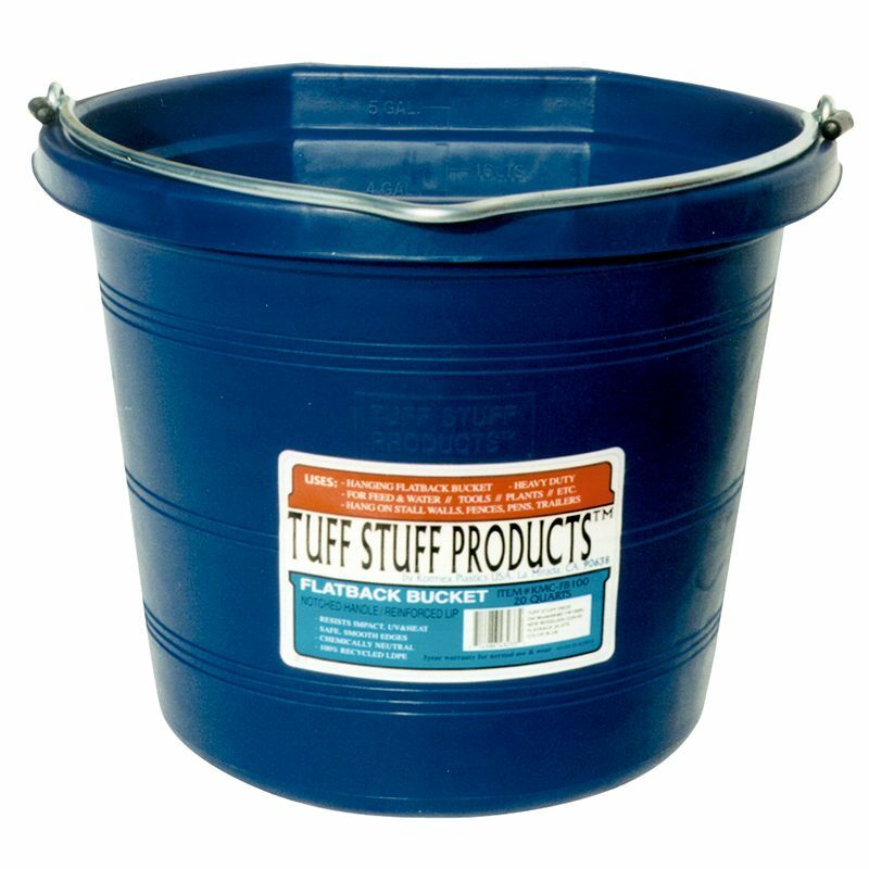 Tuff Stuff Impact Resistant Flatback Bucket - 5 gal