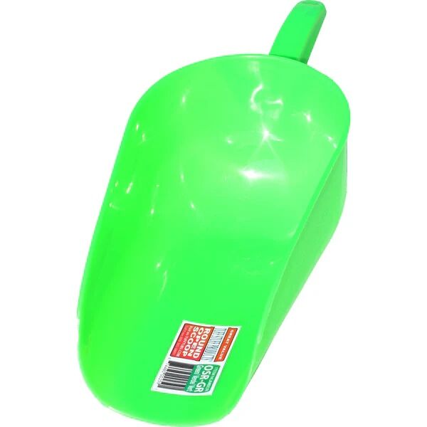 Tuff Stuff Products Green Round Open Scoop, 5-Qt