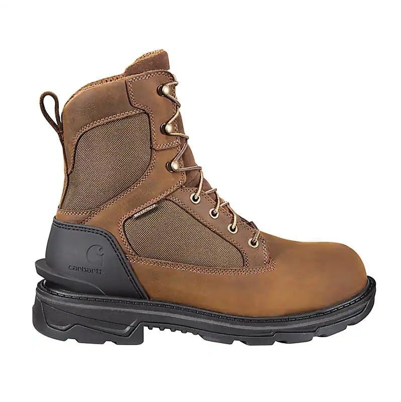 Carhartt Men's Ironwood 8-In Soft Toe Work Boot in Bison Brown Oil Tan