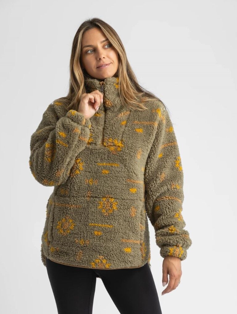Liv Outdoor Women's Ainsley Plush Sherpa Pullover