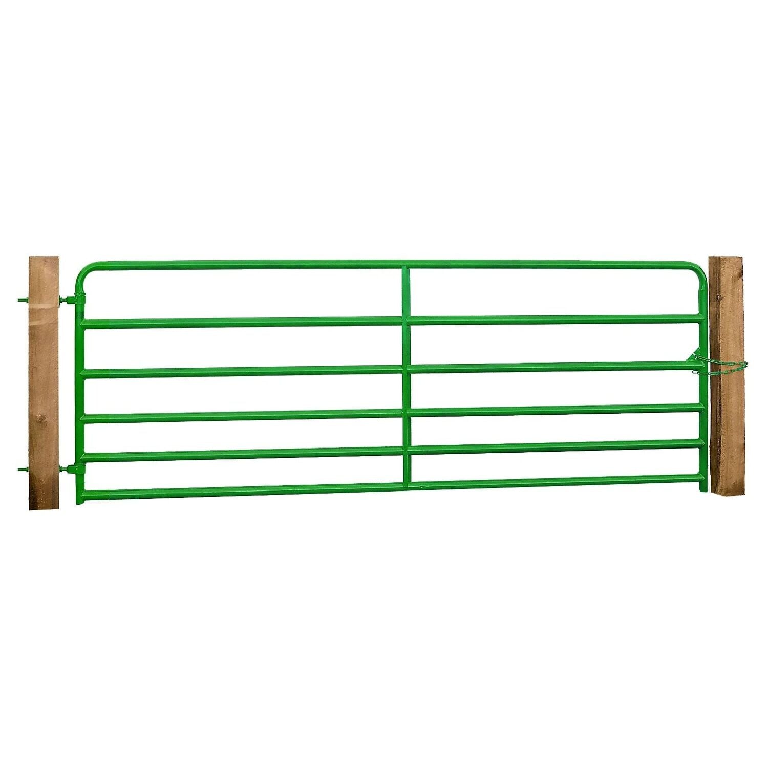 Hutchison Inc. CG650 Green 6 Rail Livestock Gate, 6-Ft x 50-In