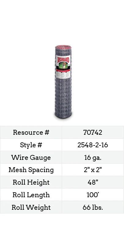 Red Brand Yard, Garden & Kennel Fence, 16-Ga, 100-Ft x 48-In