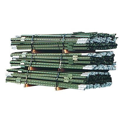 Hutchison Inc. Green with White Top T-Post, 6-Ft