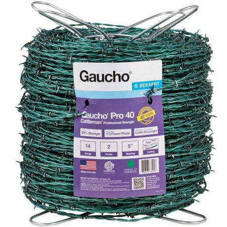 Bekaert Gaucho 2-Point 14 Gauge Barbed Wire