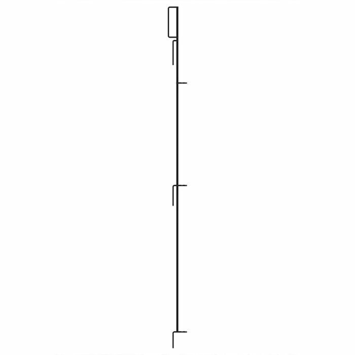 Origin Point Multi-Purpose Fence Latch -Black, 44 In.