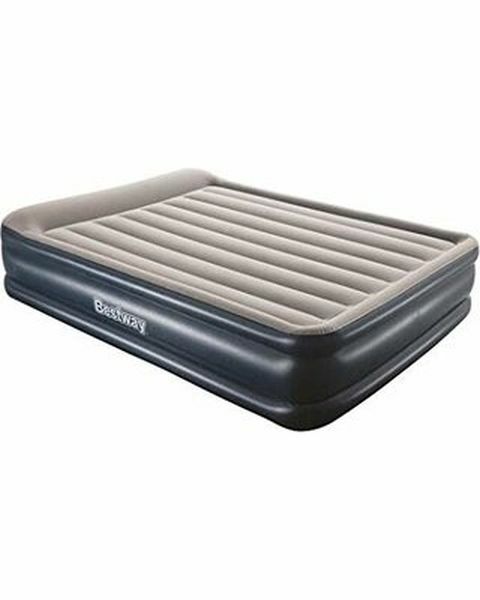 Bestway Queen Airbed With Ac Pump - Gray