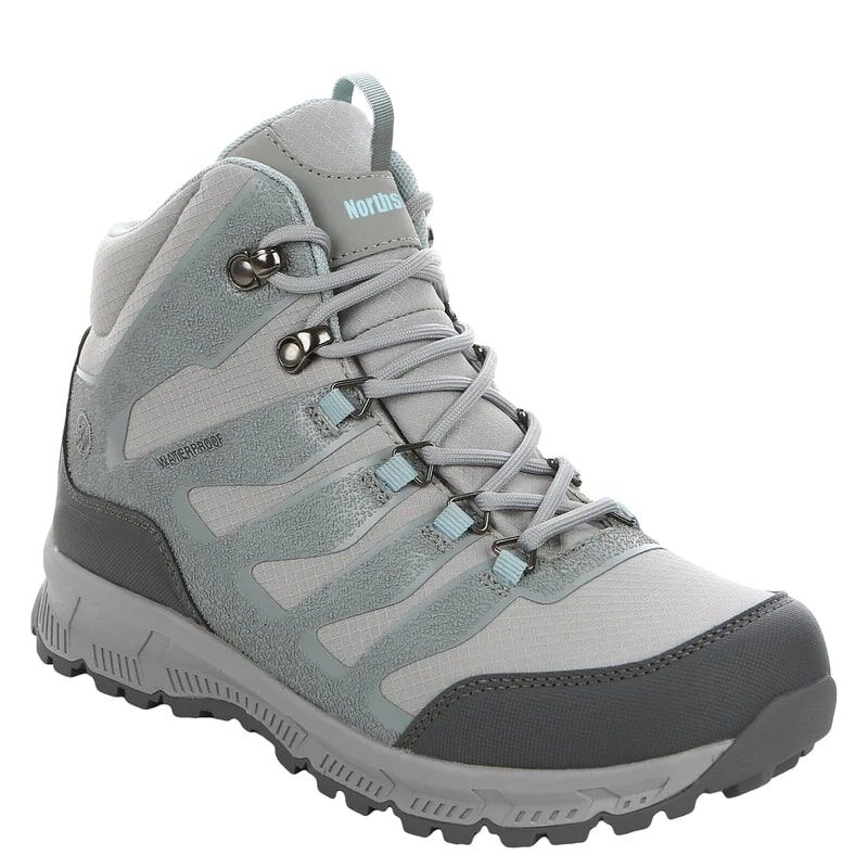 Northside Women's Hargrove Mid Waterproof Hiking Boot in Grey