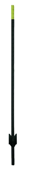 Nucor 1.33# Studded T-Post With Lime Green Tip - 7 ft