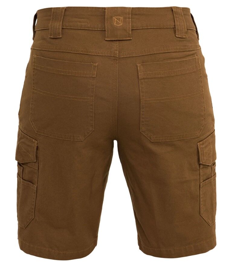 Noble Outfitters Men's FullFlexx HD Canvas Cargo Short in Tobacco