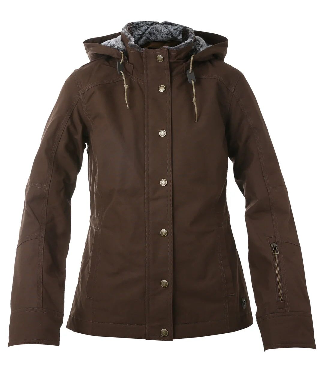 Noble Outfitters Women's FullFlexx Canvas Jacket in Kodiak Brown