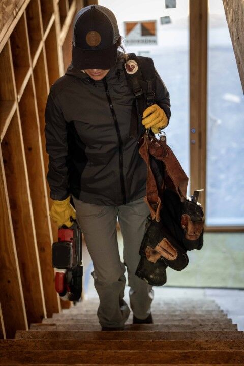 Noble Outfitters Women's Work Ready Jacket in Asphalt Black