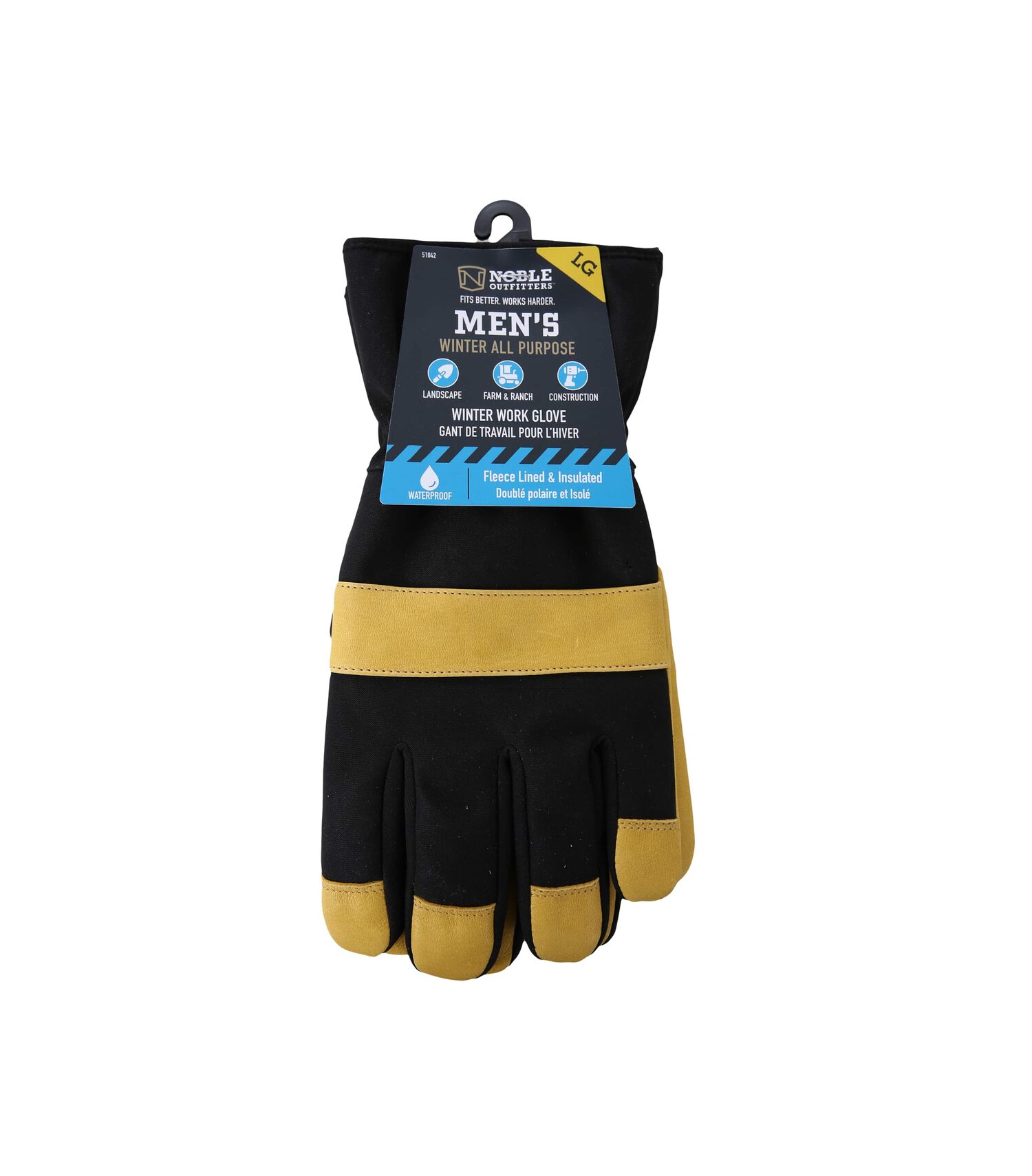 Noble Outfitters Men's Winter Goatskin Work Glove