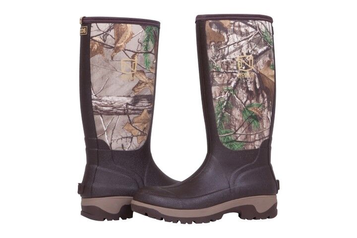 Noble Outfitters Men's MUDS High Camo Boots in Dark Brown