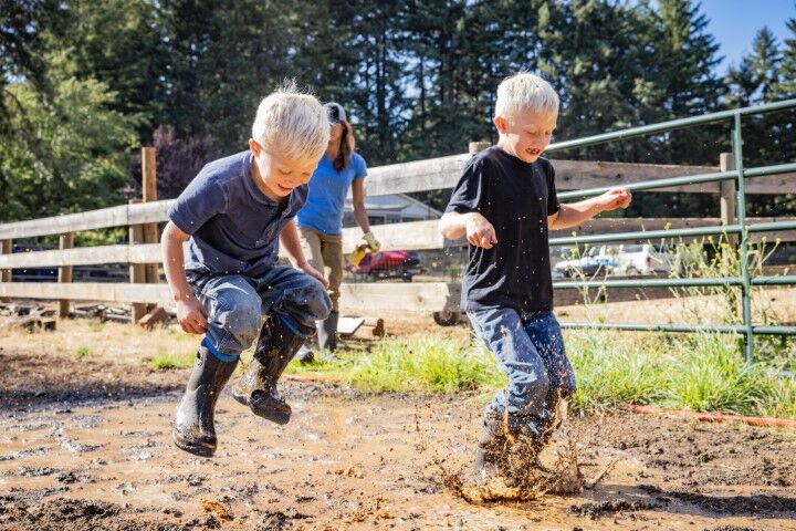 Noble Outfitters Kids' MUDS High Boots in Black