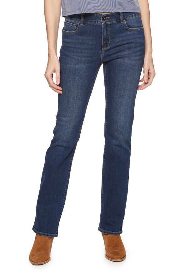 Threadgrit Women's McKenzie Mid Rise Bootcut Jean