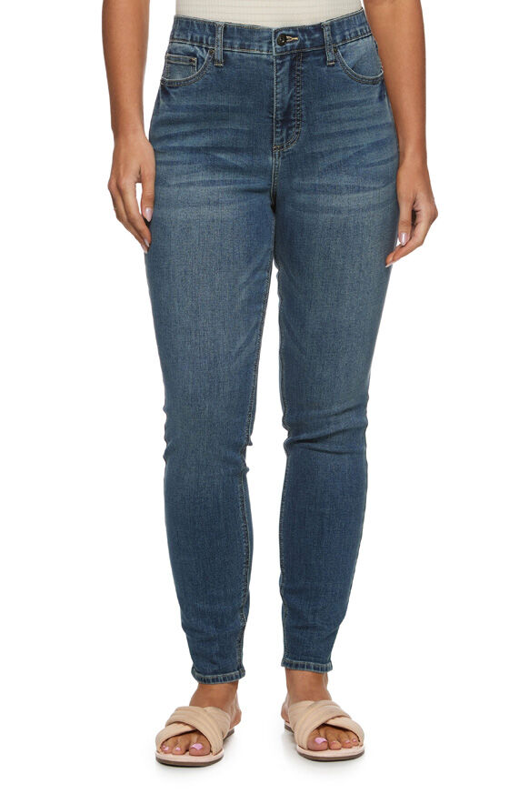 Threadgrit Women's Annabelle High Rise Skinny Jeans