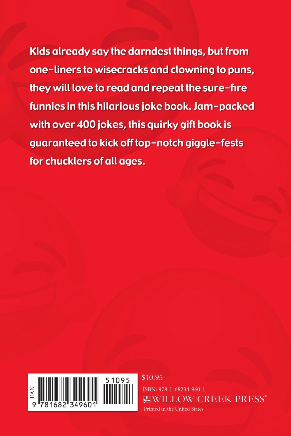 Willow Creek Press LOL Jokes for Kids Book