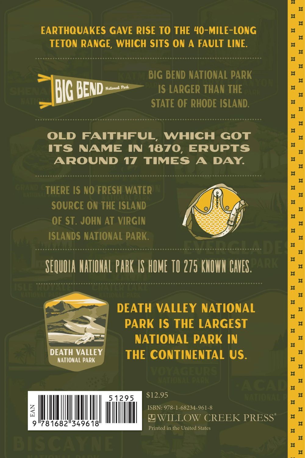 Willow Creek Press National Park Trivia Book