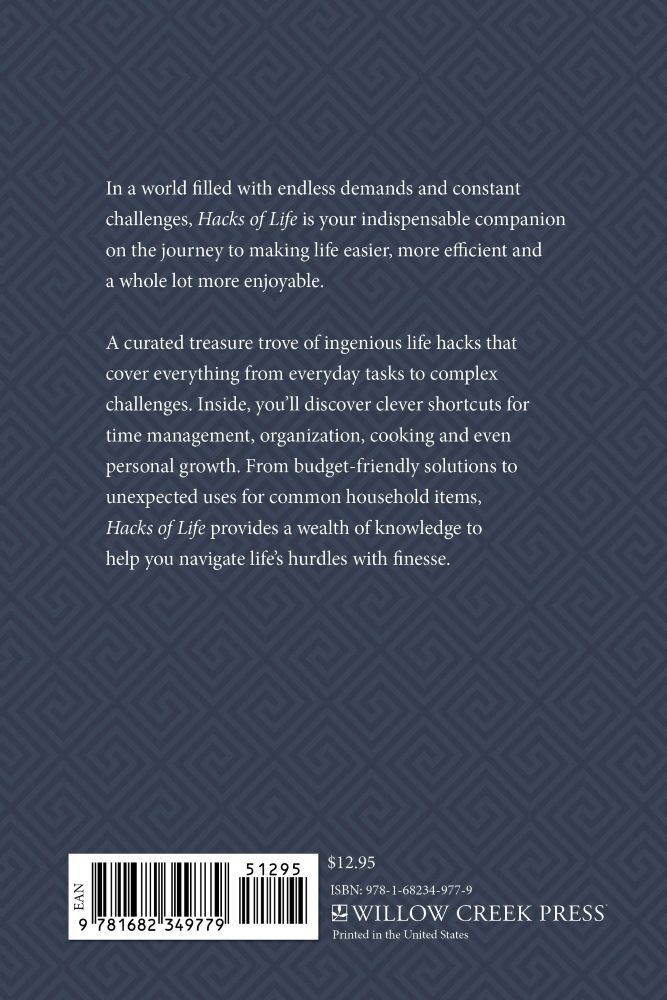 Willow Creek Press Hacks of Life Book
