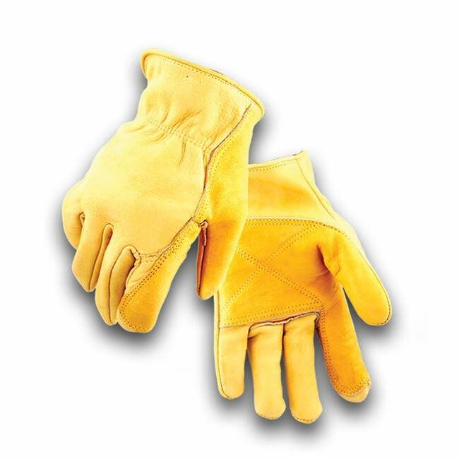 Golden Stag Men's Iron Fencer Cowhide Glove in Gold