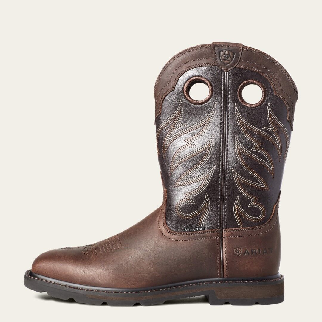 Ariat Men's Groundwork Wide Square Toe Steel Toe Work Boot