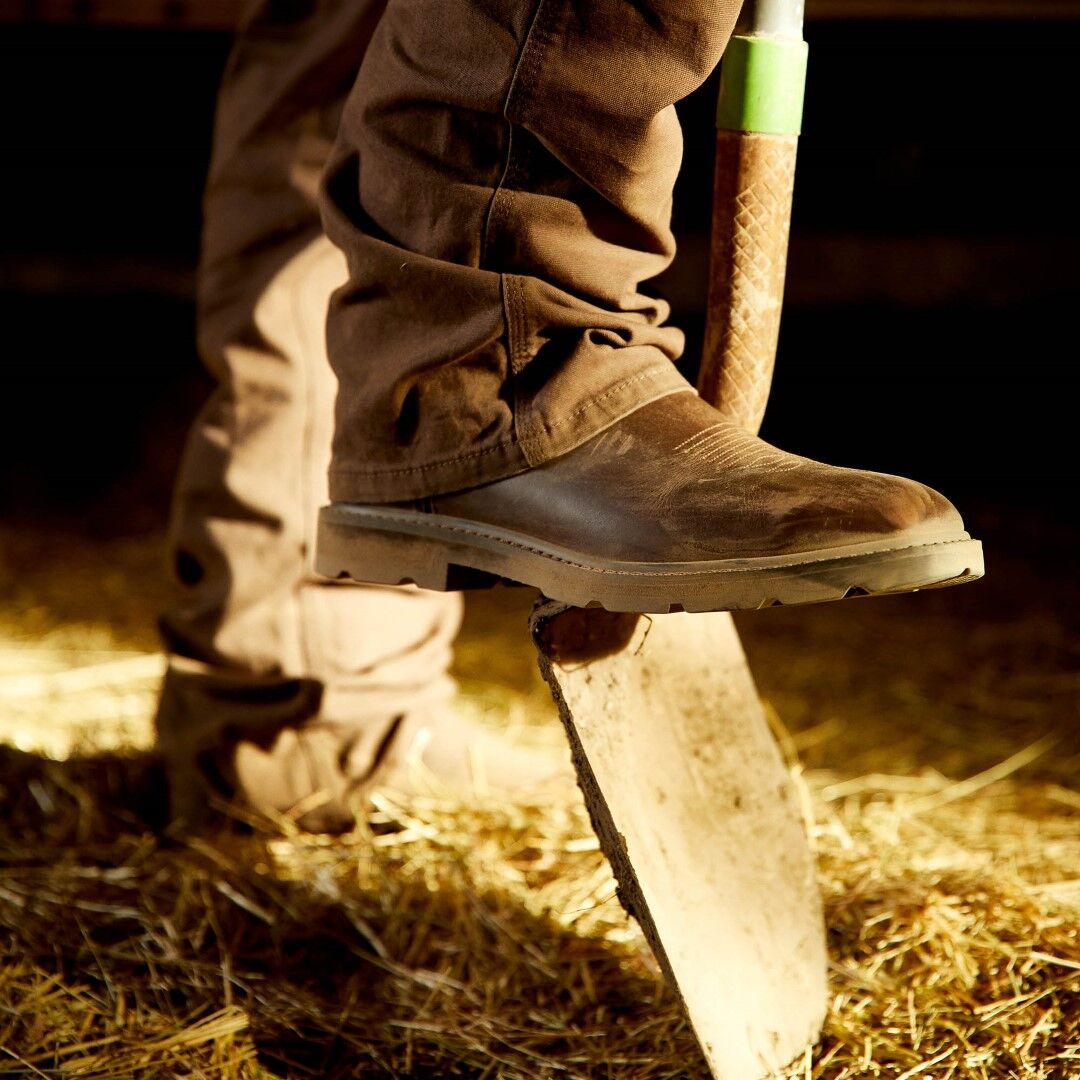 Ariat Men's Groundwork Wide Square Toe Steel Toe Work Boot