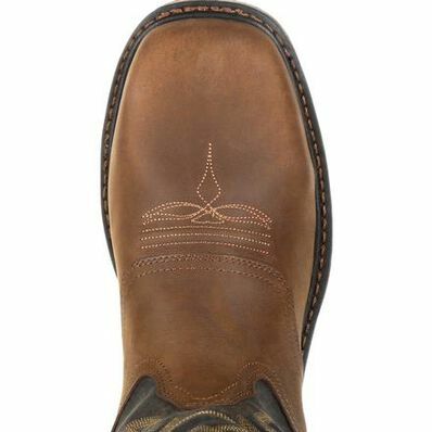 Georgia Men's Carbo-Tec LT Steel Toe Waterproof Pull On Work Boot