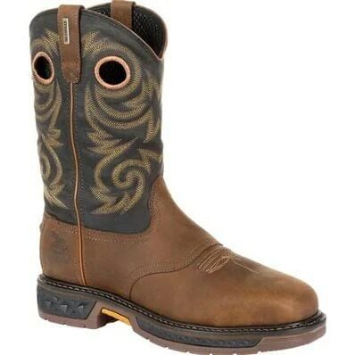 Georgia Men's Carbo-Tec LT Steel Toe Waterproof Pull On Work Boot