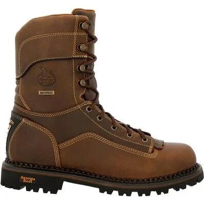 Georgia Men's AMP LT Low Heel Logger Waterproof Work Boot