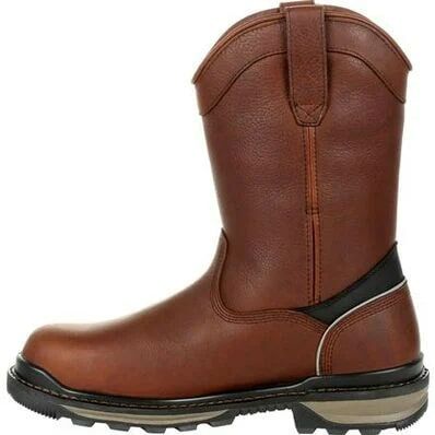 Rocky Men's Rams Horn Waterproof Composite Toe Pull On Work Boot