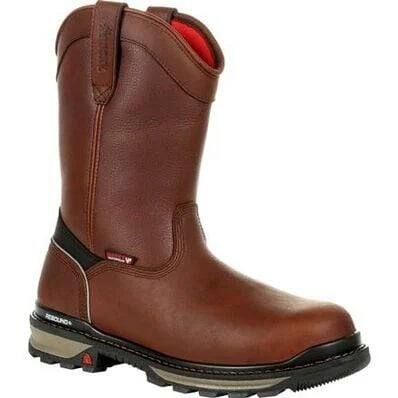 Rocky Men's Rams Horn Waterproof Composite Toe Pull On Work Boot
