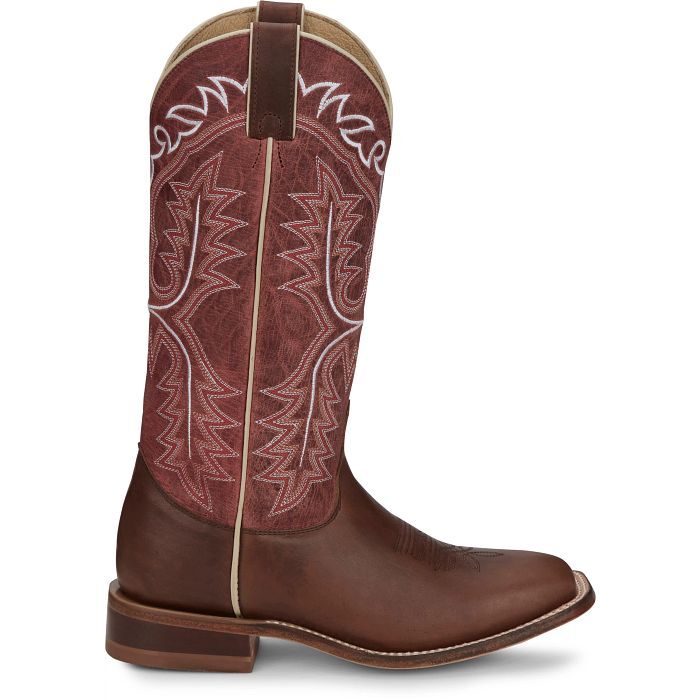 Justin Women's Stella 13-In Western Boot in Brown