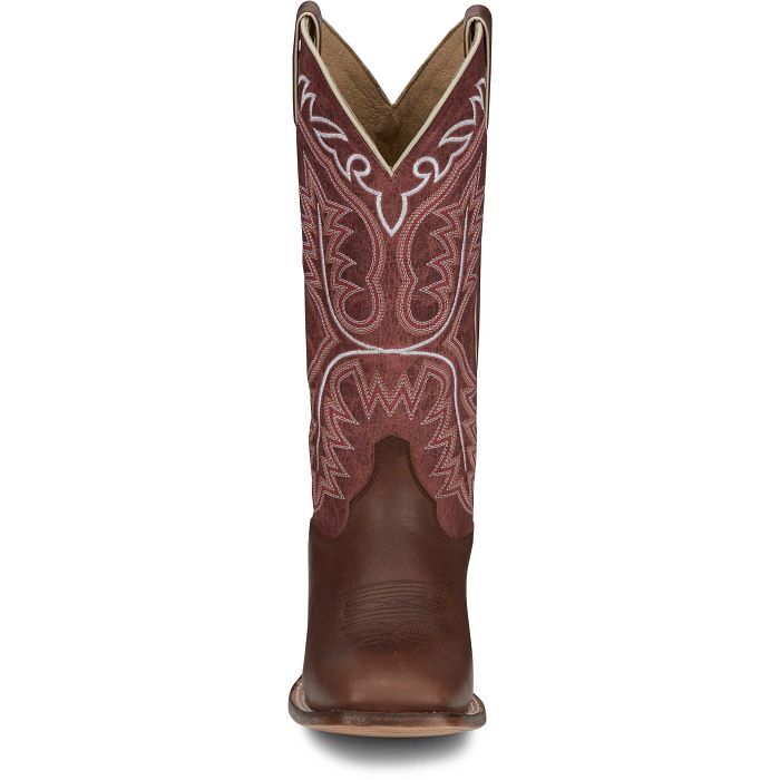 Justin Women's Stella 13-In Western Boot in Brown