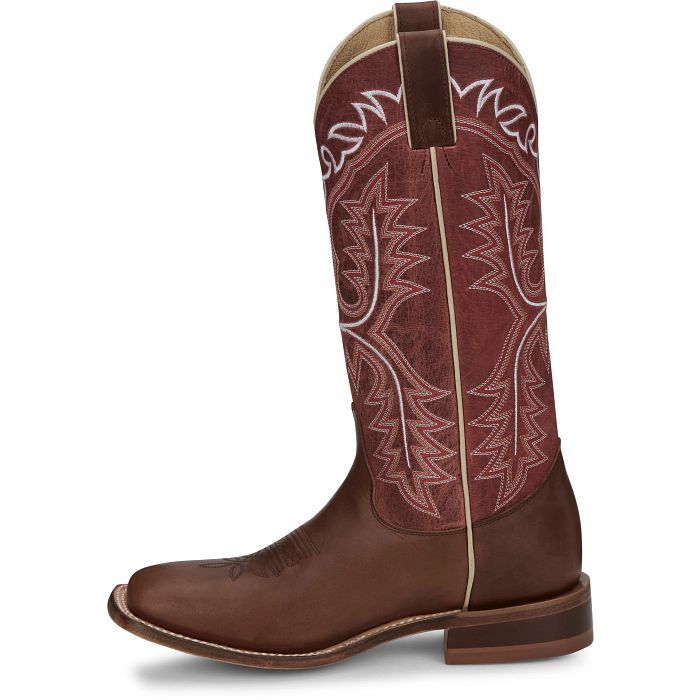 Justin Women's Stella 13-In Western Boot in Brown