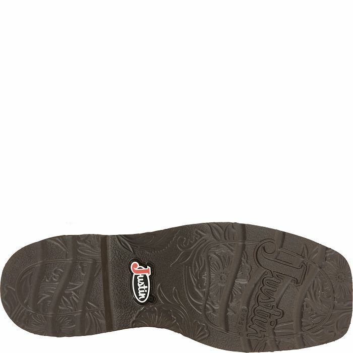 Justin Women's Raya 12-In Western Boot in Distressed Brown